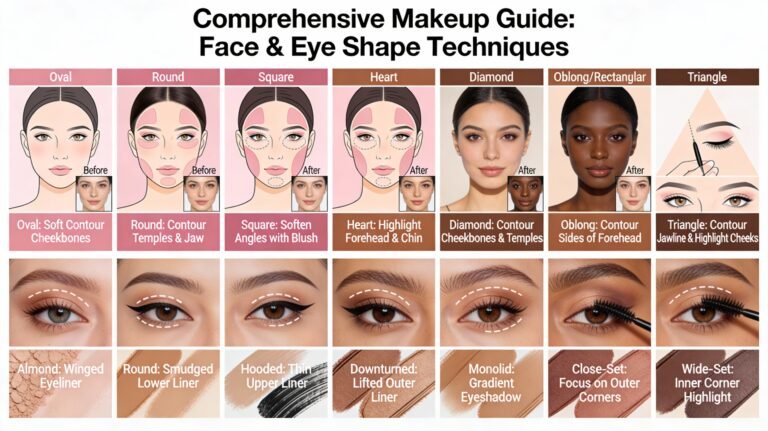 Makeup for Different Face Shapes: Complete Styling Guide