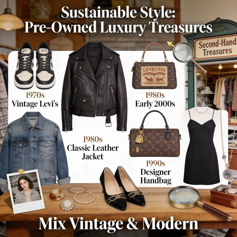 Vintage Fashion & Thrifting: The Celebrity Way to Sustainable Style