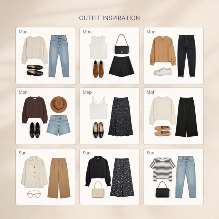 Quick Outfit Ideas: 7 Days of Ready-to-Wear Combinations