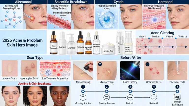 Acne and Problem Skin Solutions: Science-Backed Treatments